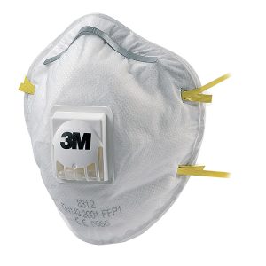 Jednokratna FFP1 maska 3M 8812, okrugla sa ventilom