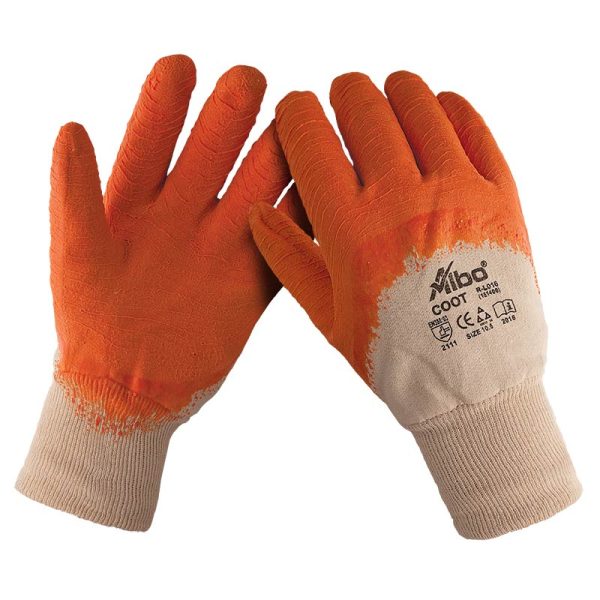 Zaštitne rukavice COOT, belo-narandžaste boje