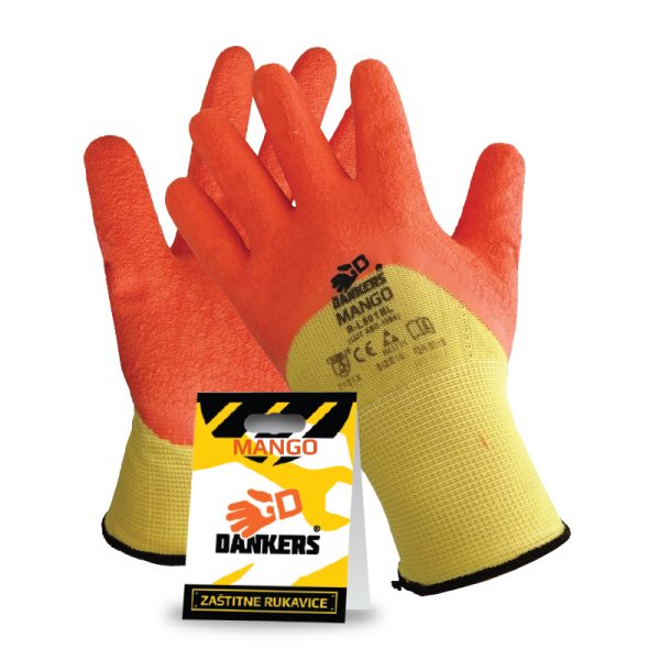 Zaštitne rukavice DANKERS MANGO, žuto-narandžaste